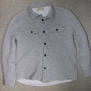 ZARA Boys: Grey Quilted Overshirt